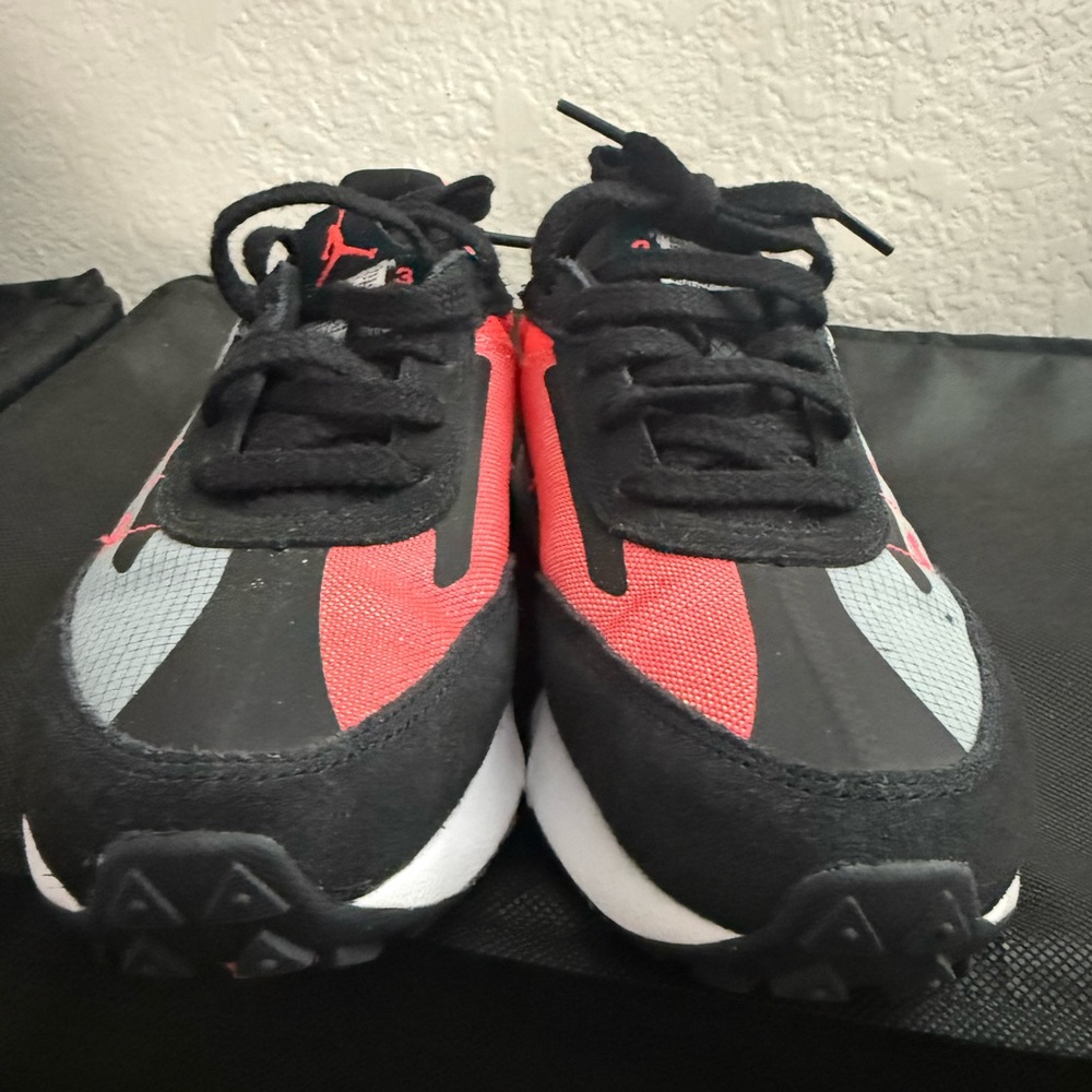 Jordan Granville Pro Men's Black, Red, and Gray Sneakers